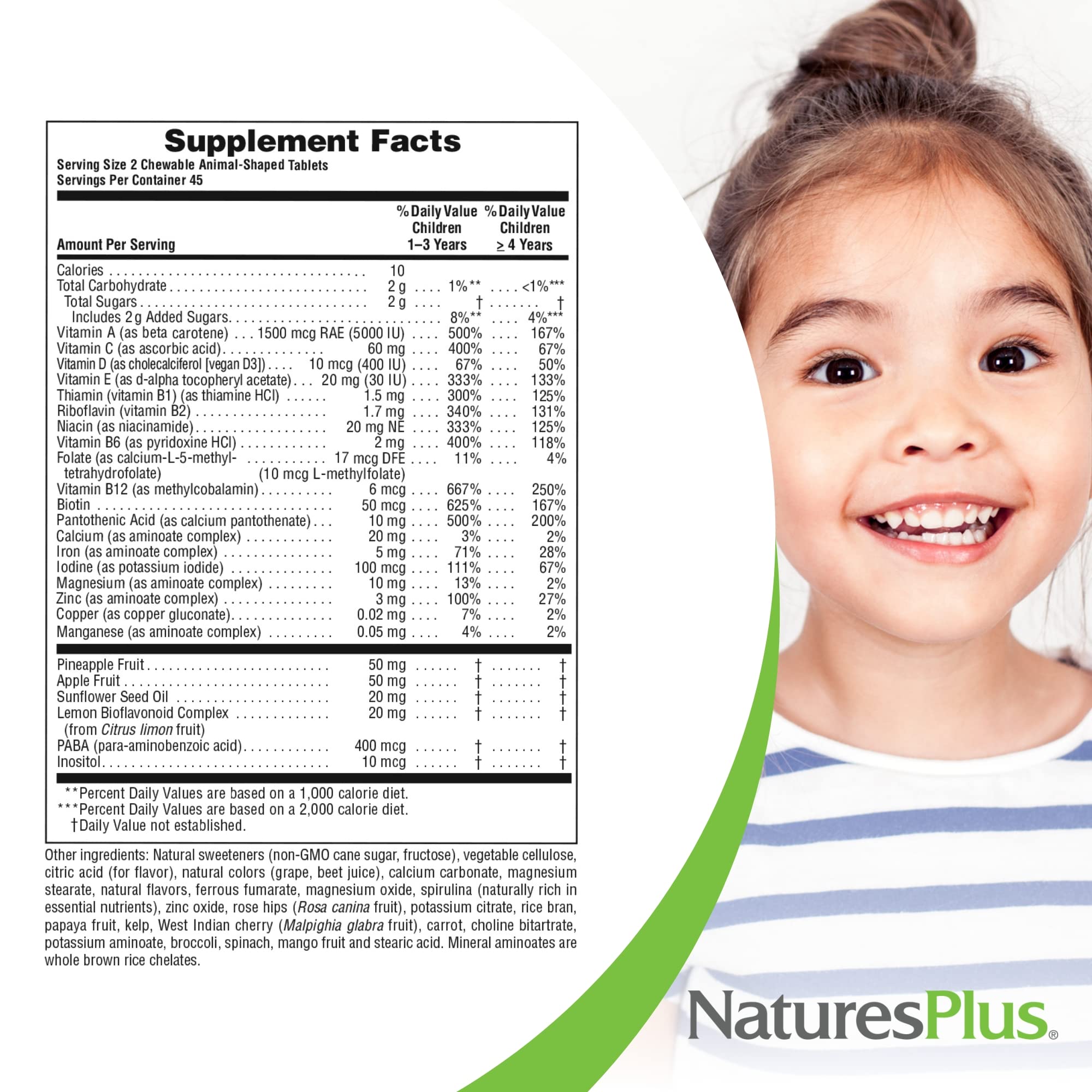 NaturesPlus Animal Parade packaging new-look design reference.