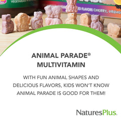 NaturesPlus Animal Parade contains whole foods like spirulina and vegetables