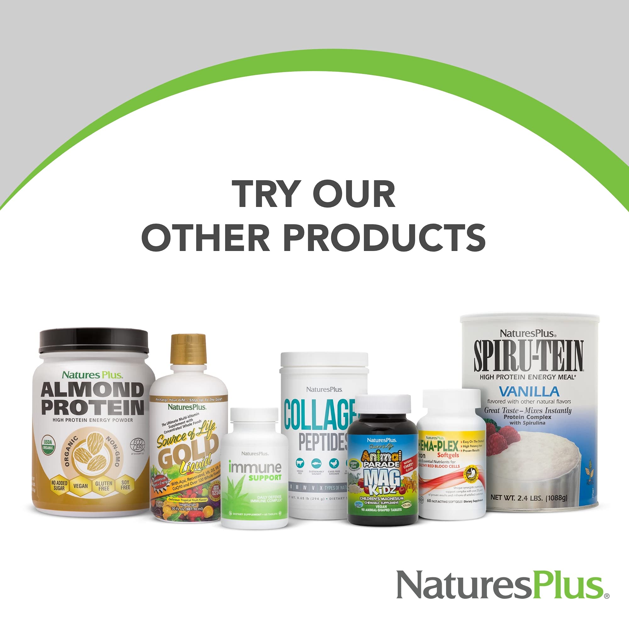 NaturesPlus Children's Vita-Gels on shelf with kid-friendly packaging.