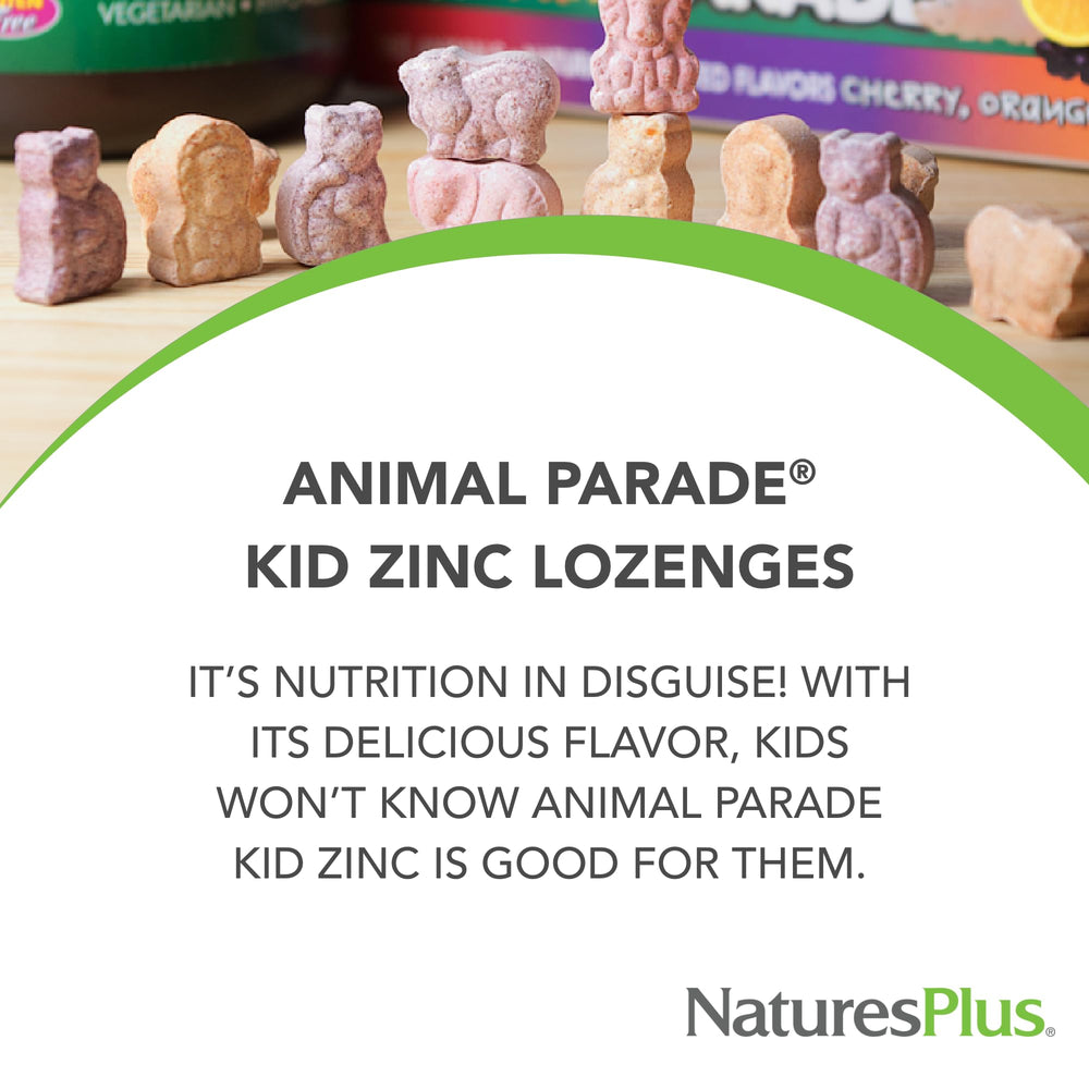 NaturesPlus KidZinc with organically chelated zinc for kids