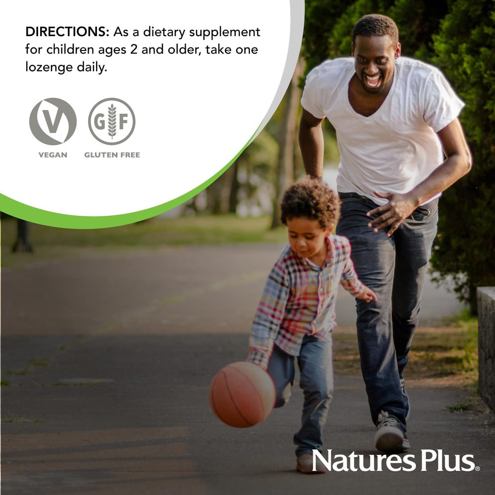 NaturesPlus KidZinc packaging may vary between designs