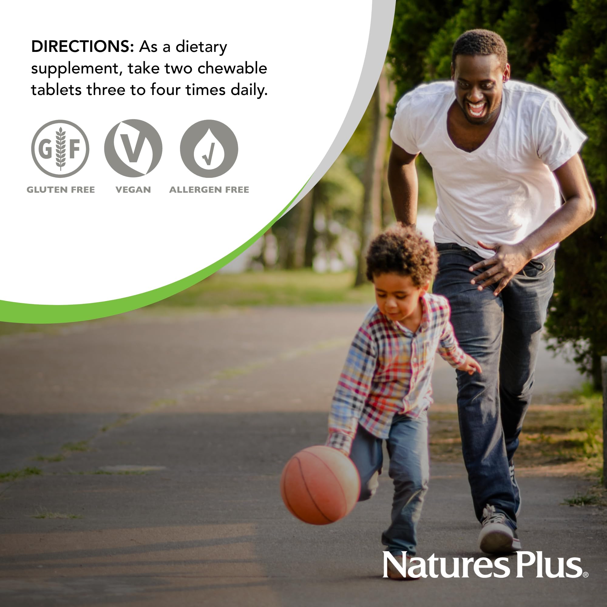 Ingredient glance emphasizes quality manufacturing and natural flavor for discerning families.