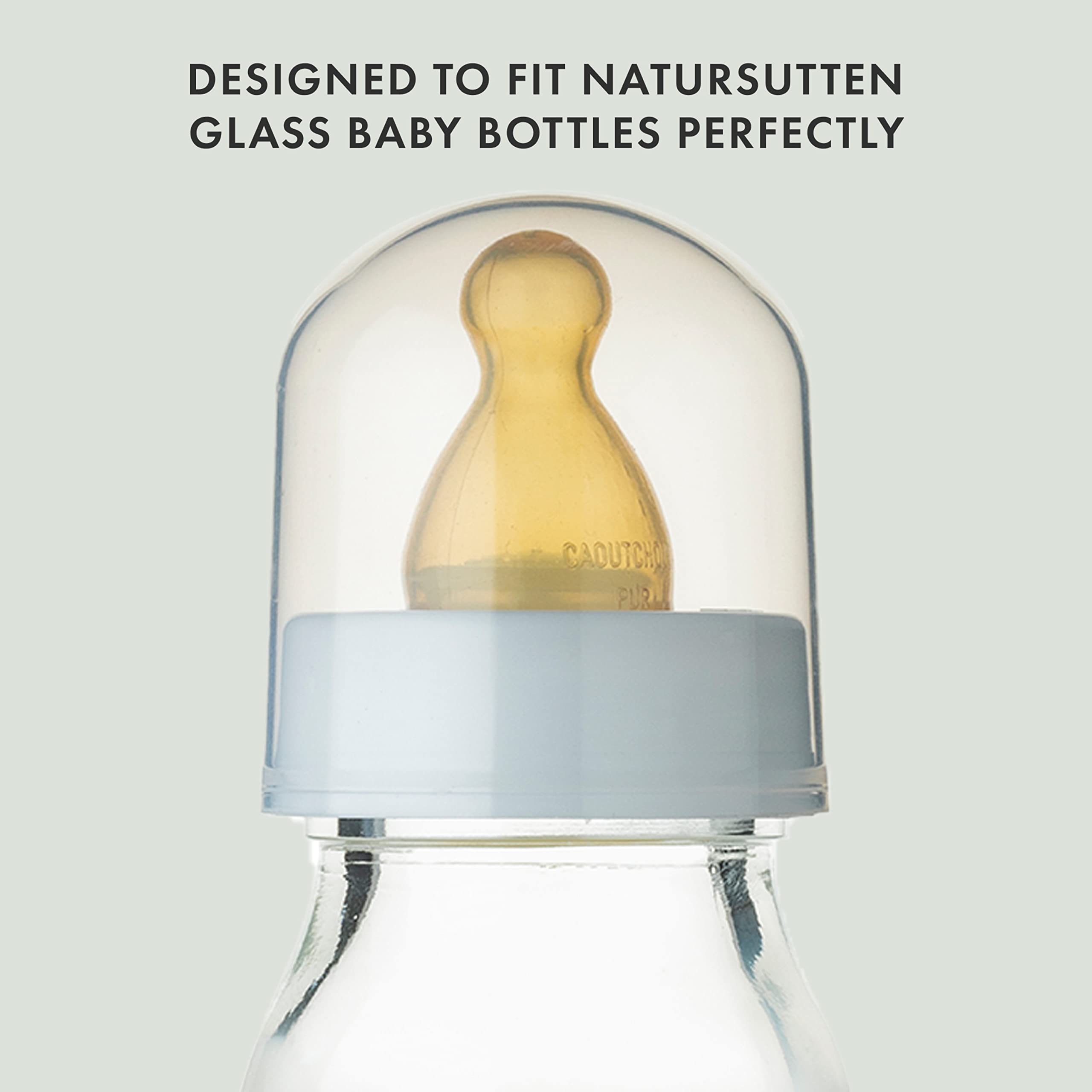 Natursutten cap for travel and on-the-go bottle changes.