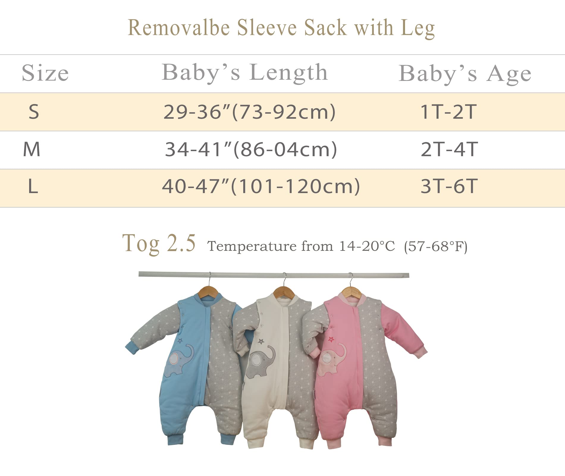 NATUZ safe zipper sleepsack protects skin during changes