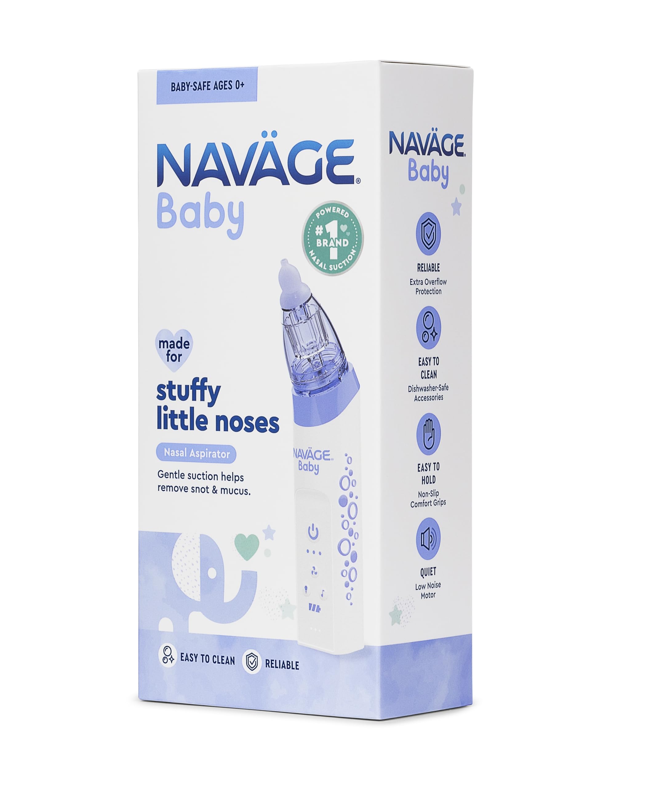 Navage Baby Nasal Aspirator storage case keeps accessories organized for travel