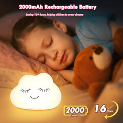 Nawchedo anti-glare silicone night light gentle on eyes.
