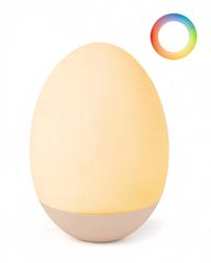 NAWIQI egg night light for nursery with soft RGB glow for soothing bedtime routines.