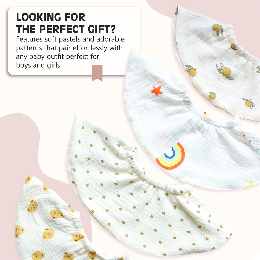 Naznooz bib with 360-degree rotation for easy adjustment