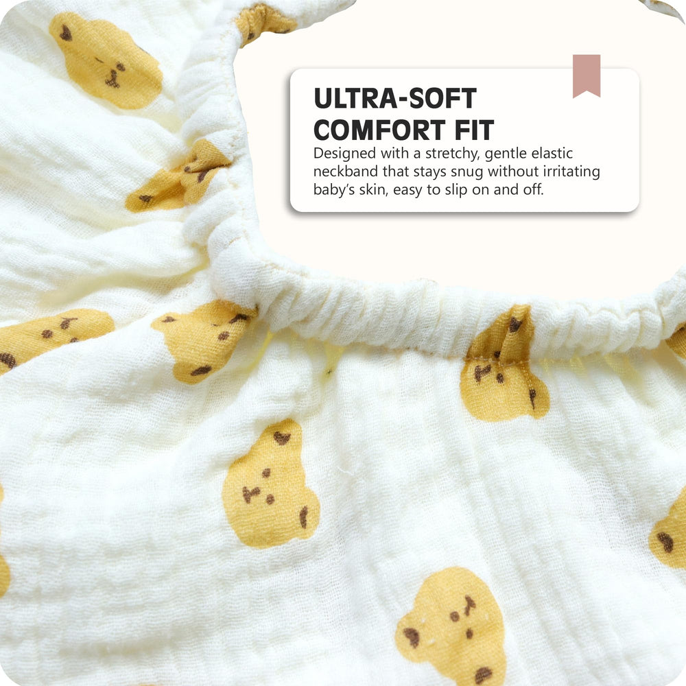 Naznooz machine washable bibs stay soft after washes