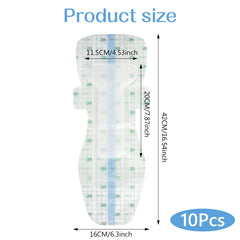 NCHEMDL waterproof swimming pad worn under swimwear for discreet coverage.