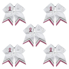 NCMAMA baby cheer bows in pink glitter five-piece set for easy outfit matching