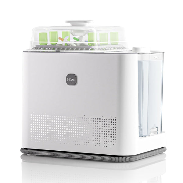 NCVI baby bottle washer in wash cycle delivering a thorough clean.
