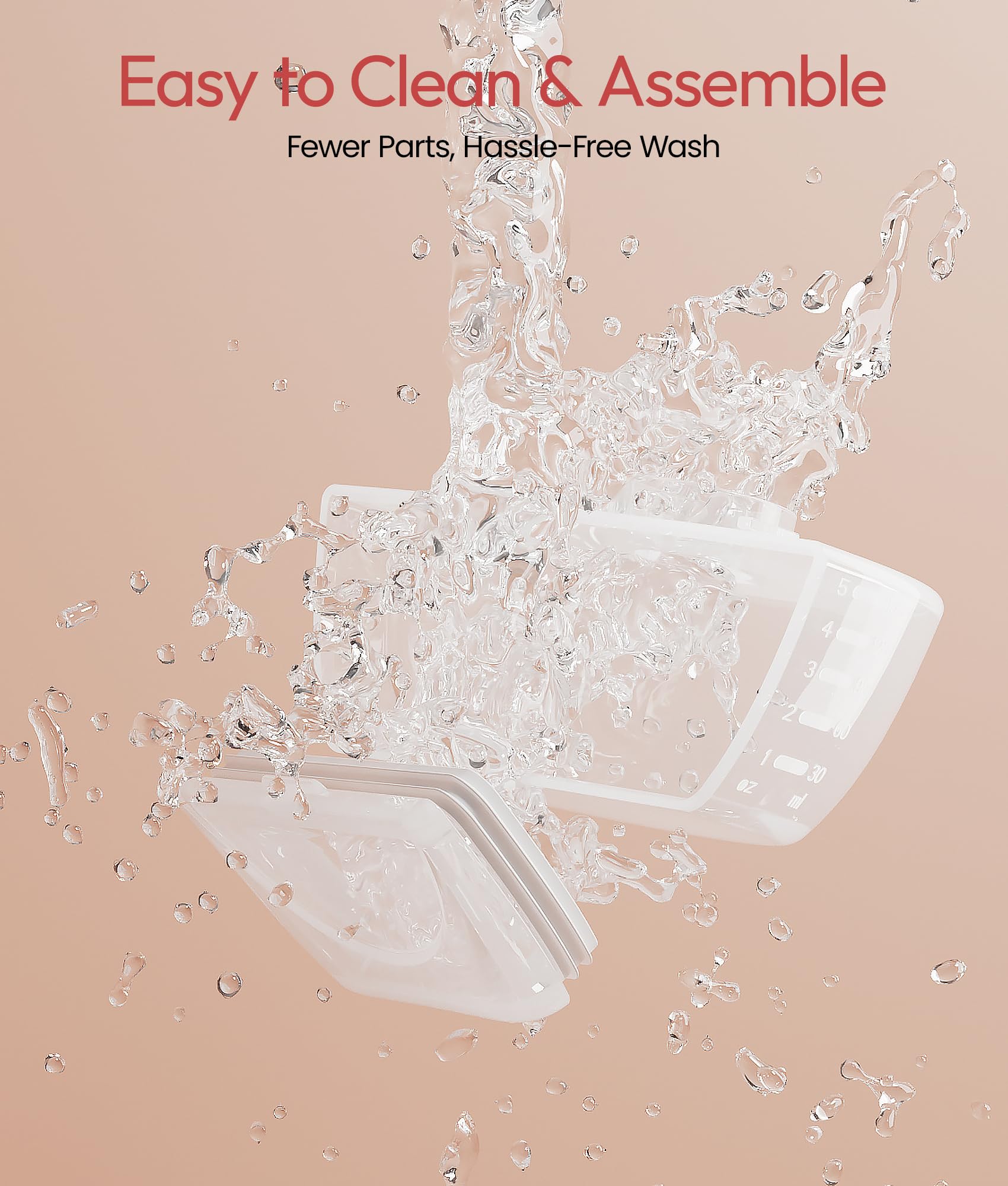 NCVI BPA-free parts are easy to clean for quick care