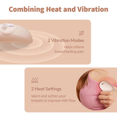 NCVI hands-free design fits in a pumping bra for easy relief