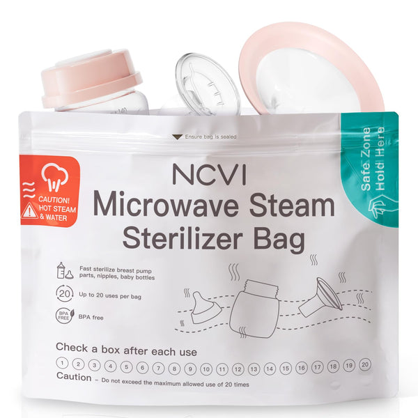 NCVI bottle sterilization bag for quick on-the-go sanitization
