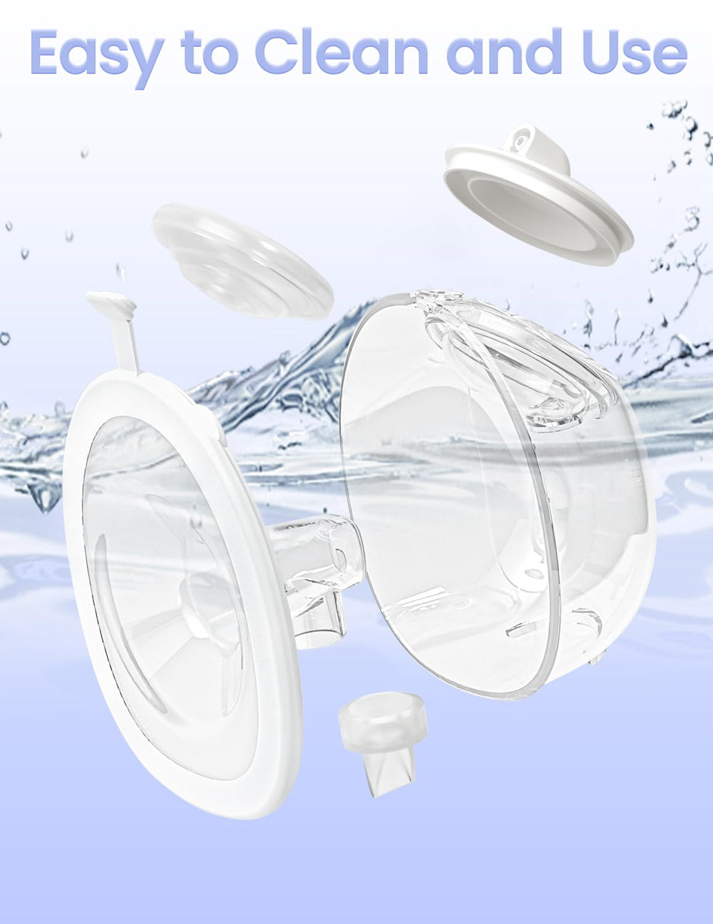 NCVI Sealed cups prevent backflow and keep pumping hygienic.