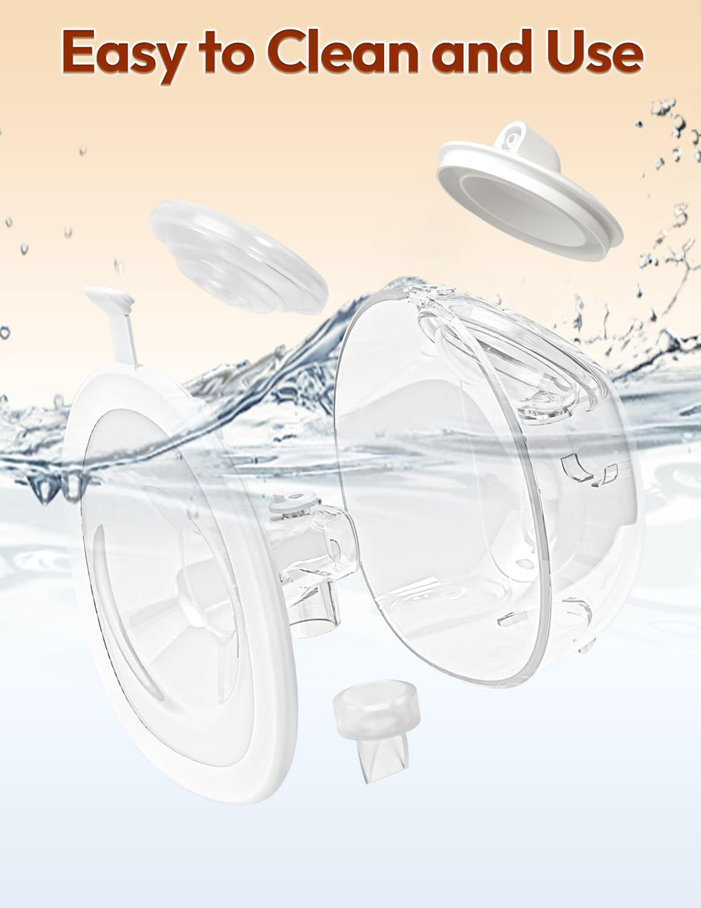 NCVI two-piece design simplifies cleaning and assembly