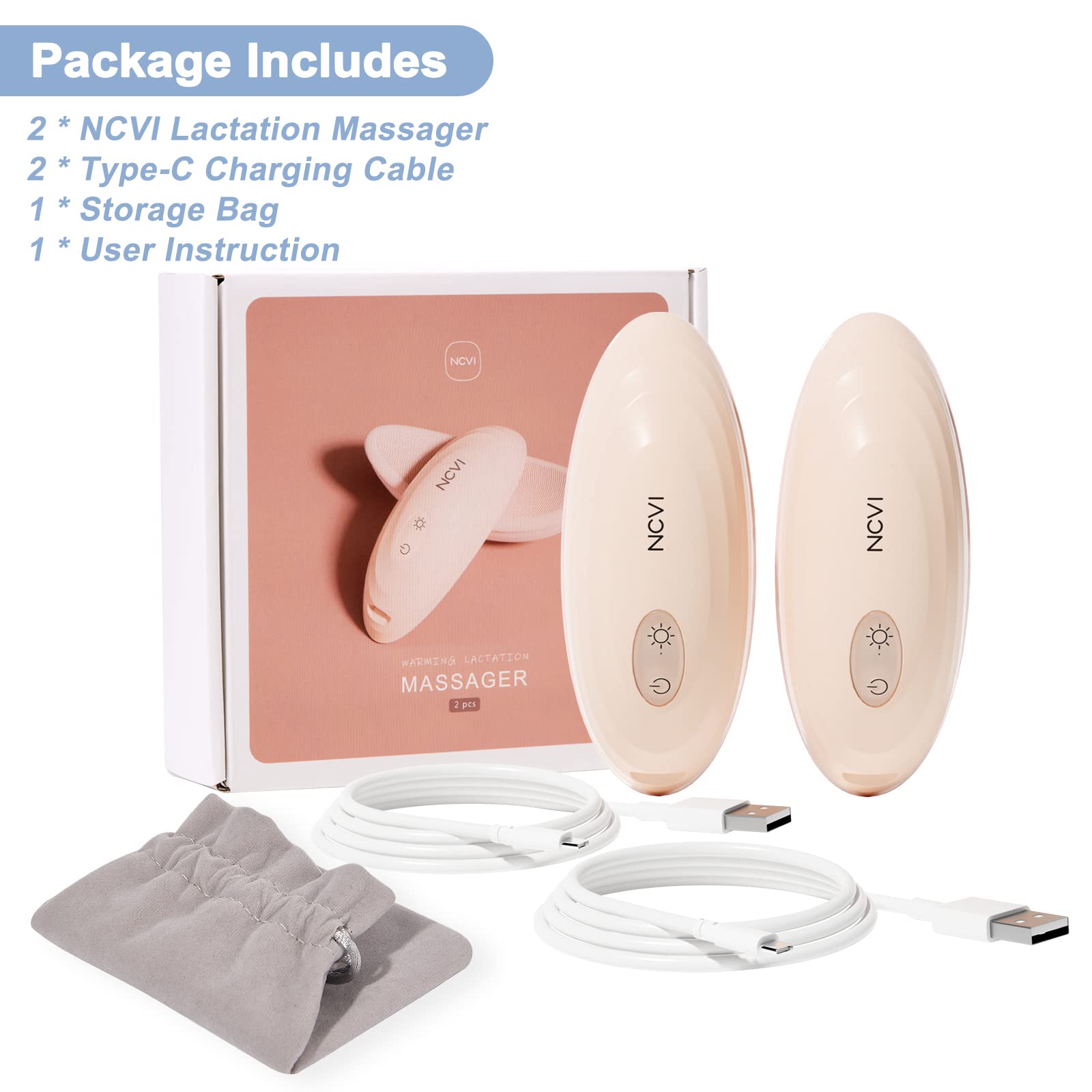NCVI fits in nursing bra for hands-free pumping sessions