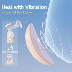 NCVI massager vibrating mode for faster letdown during breastfeeding