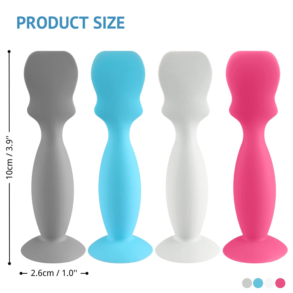 Nearbyme suction-base design keeps the brush steady.