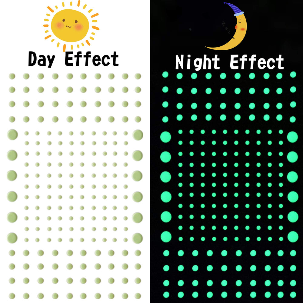 Neasyth 3D adhesive dots starry sky add depth to walls.
