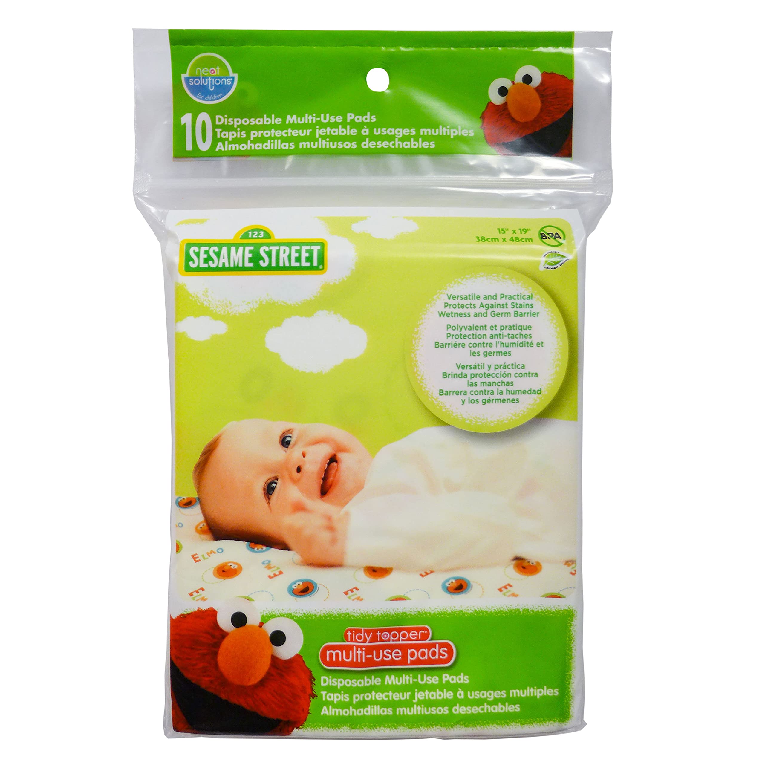 Neat Solutions Sesame Street Potty Topper packaging for on-the-go protection