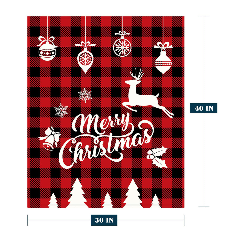 Neatee Living Christmas Baby Throw Blanket plaid pattern adds festive style