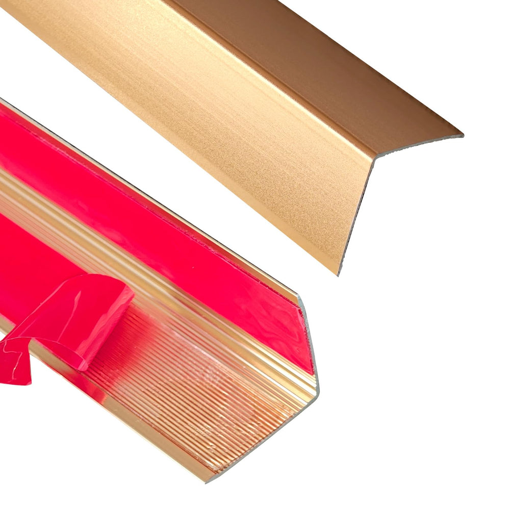 NeatiEase two-piece gold corner guards bundle for multiple corners