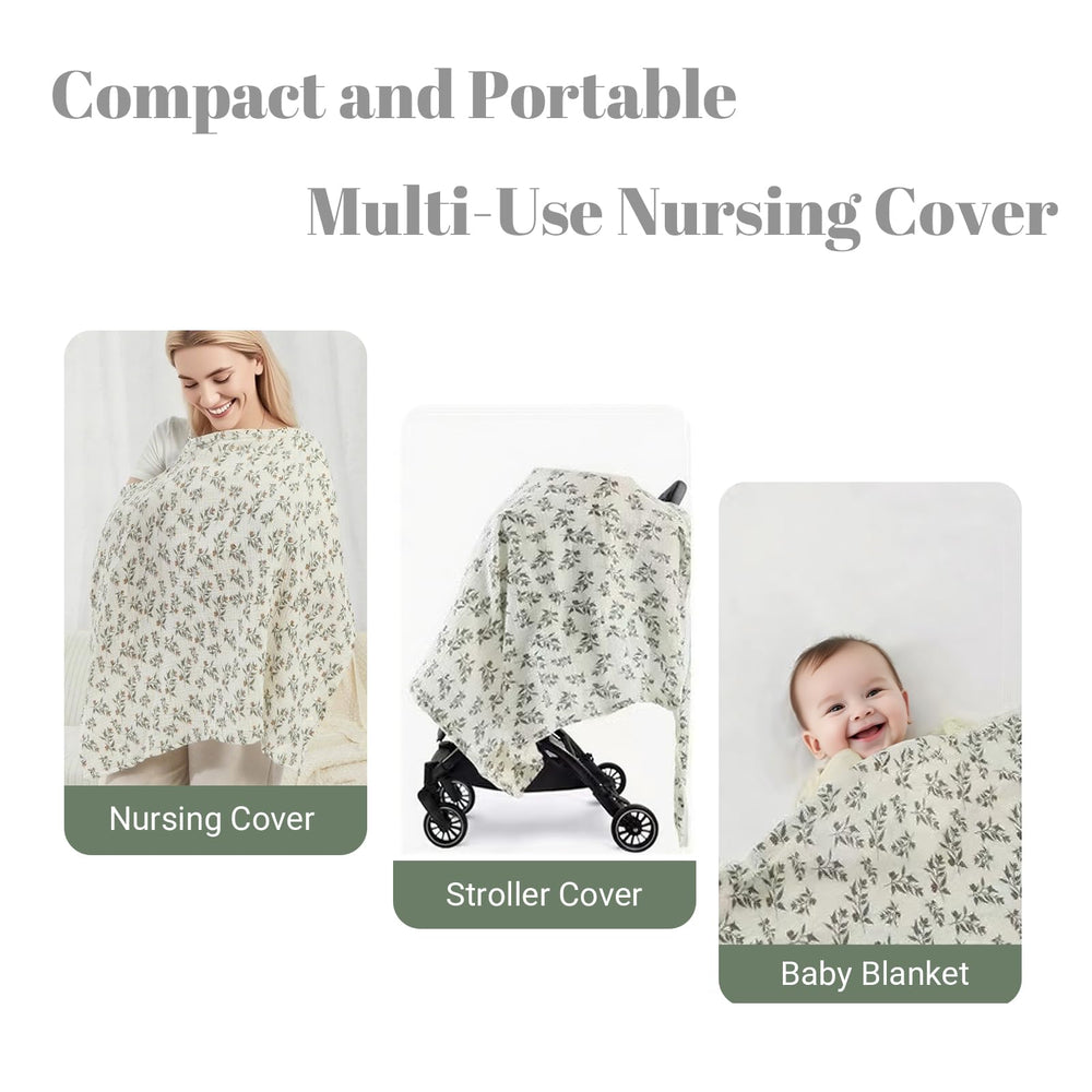 Neblueum ivory rainbow design suited for daily nursing and outings.