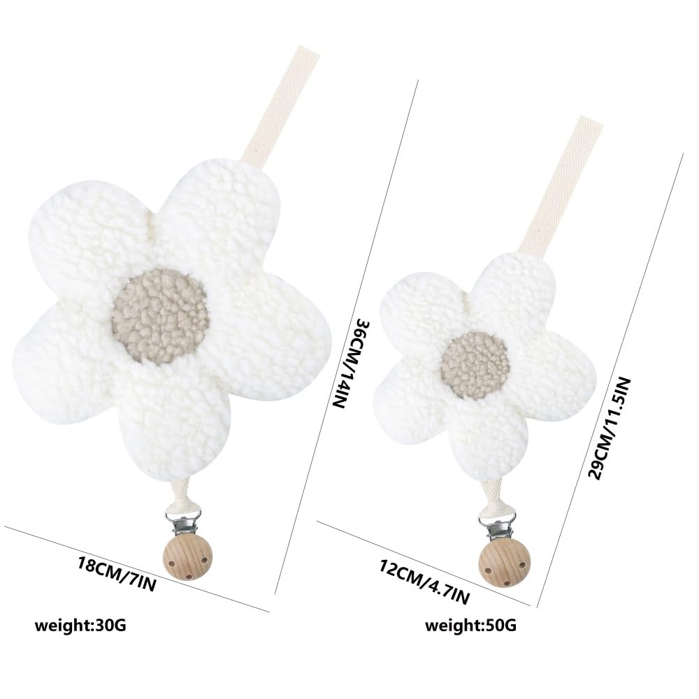 Nehet Daisy Holder wood clip close-up with sturdy wooden clasp.