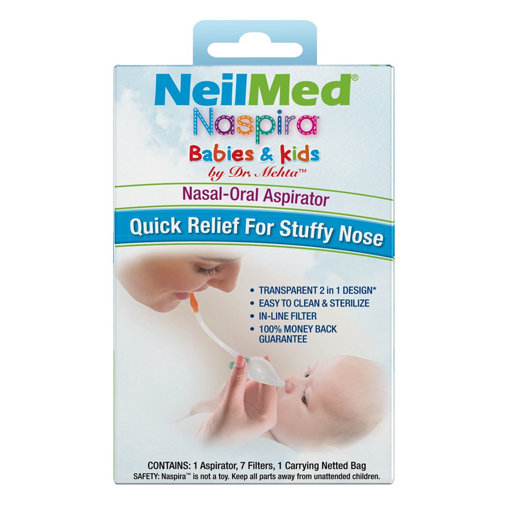 Close-up of bulb and aspirator components for gentle nasal suction.