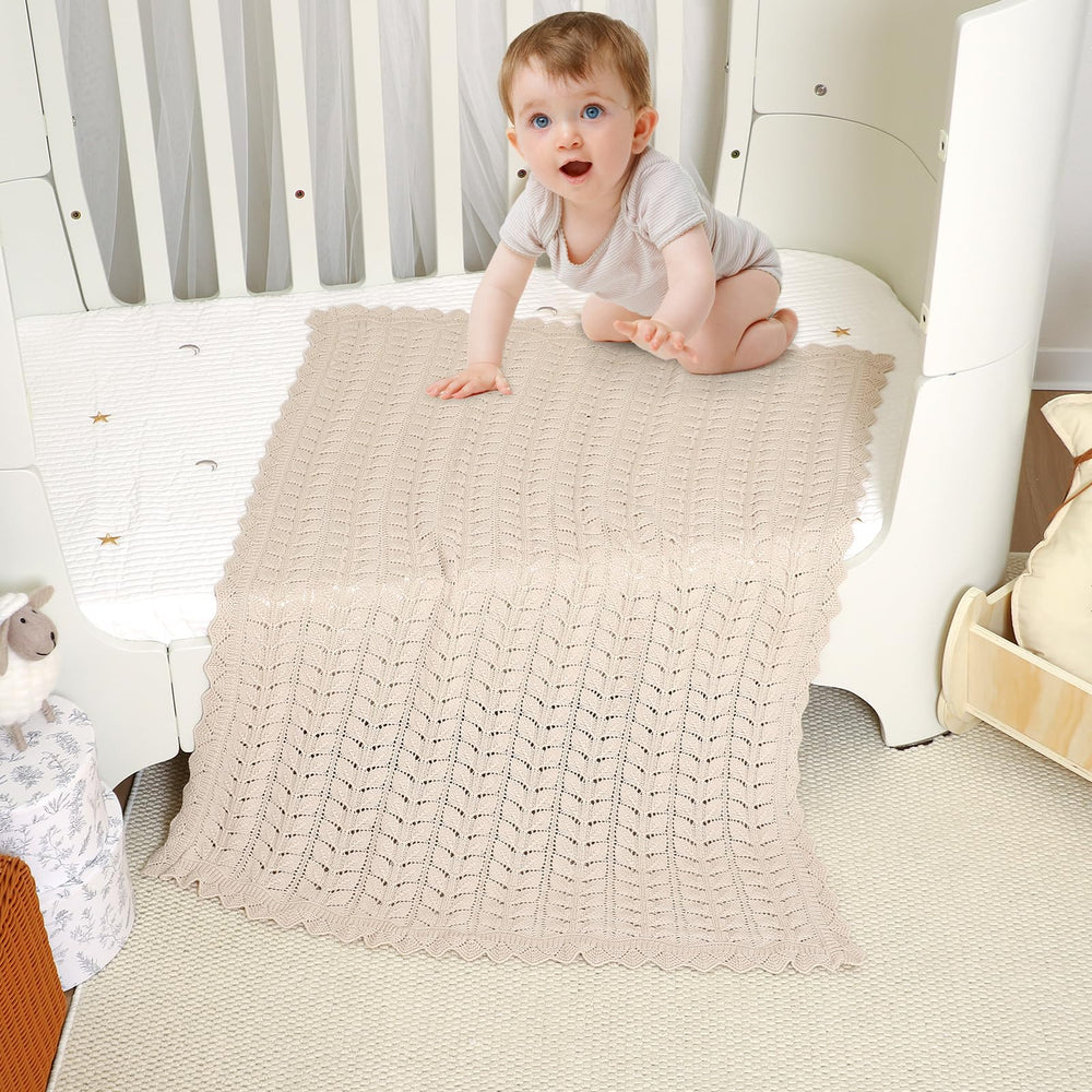 Neiwech crib blanket for nap time and cozy cuddles.