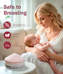 NEIYIDAREN 4-layer nursing pads with high absorbency keeps you dry.