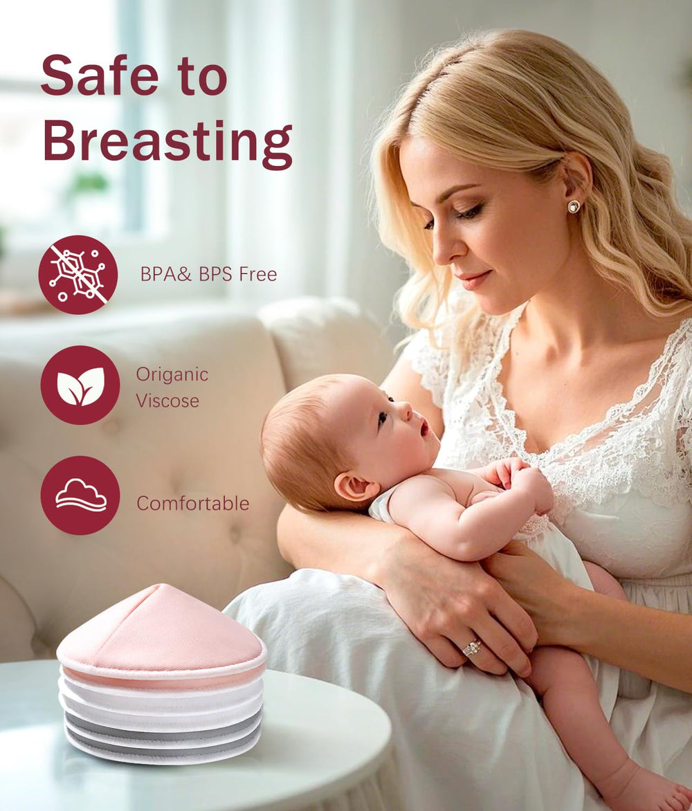 NEIYIDAREN nursing pads 3D contour design under clothing for discreet fit.