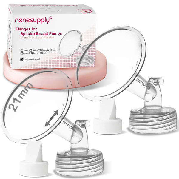 Nenesupply 21mm flanges offer a wide-mouth fit for Spectra compatibility and comfort