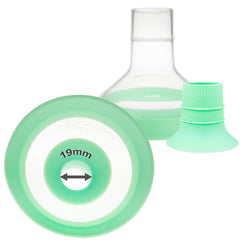 NENESUPPLY 24mm flange front view with soft rim for comfortable pumping