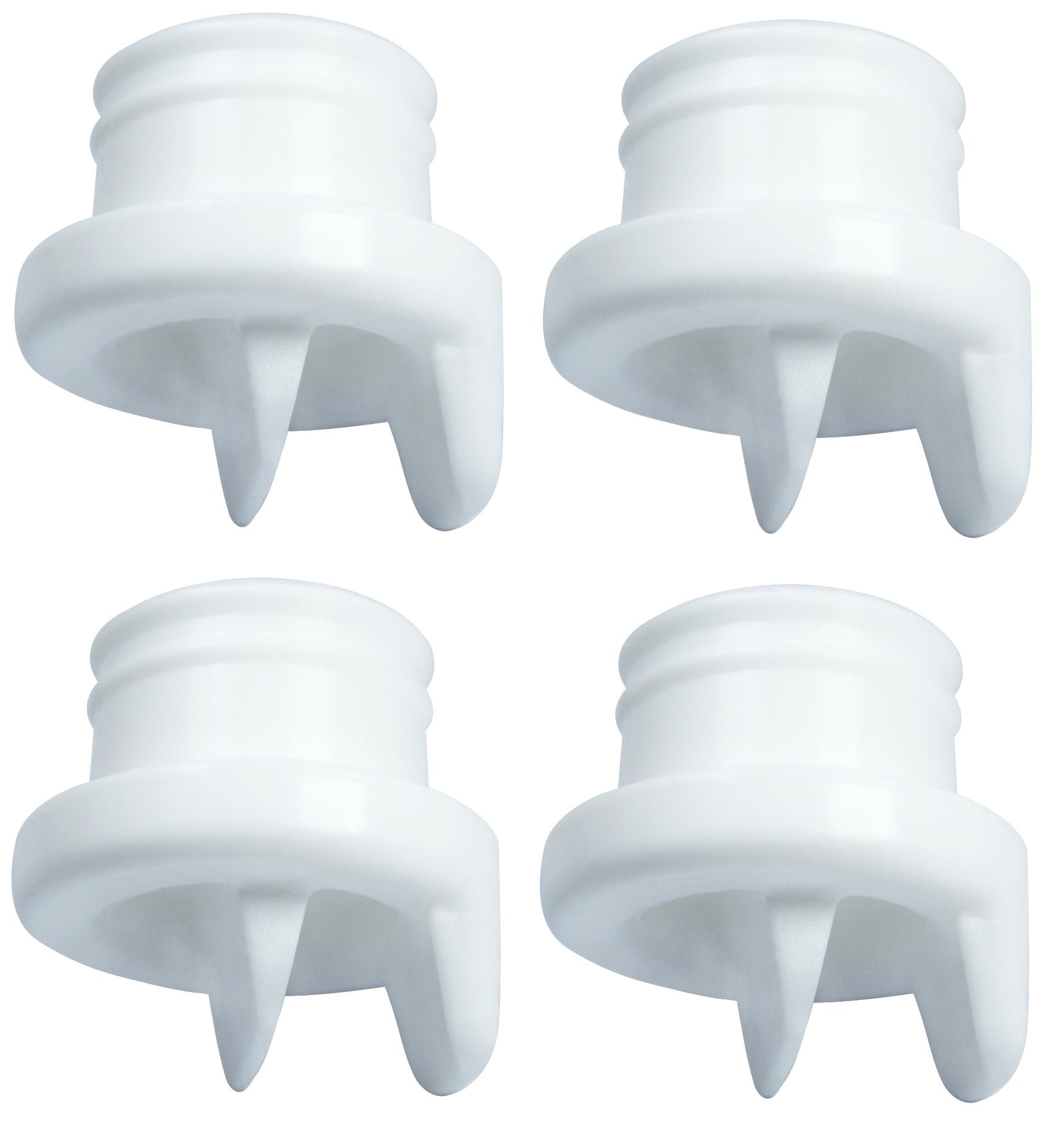 Nenesupply duckbill valve close-up demonstrates precise fit for Medela and Avent pumps.