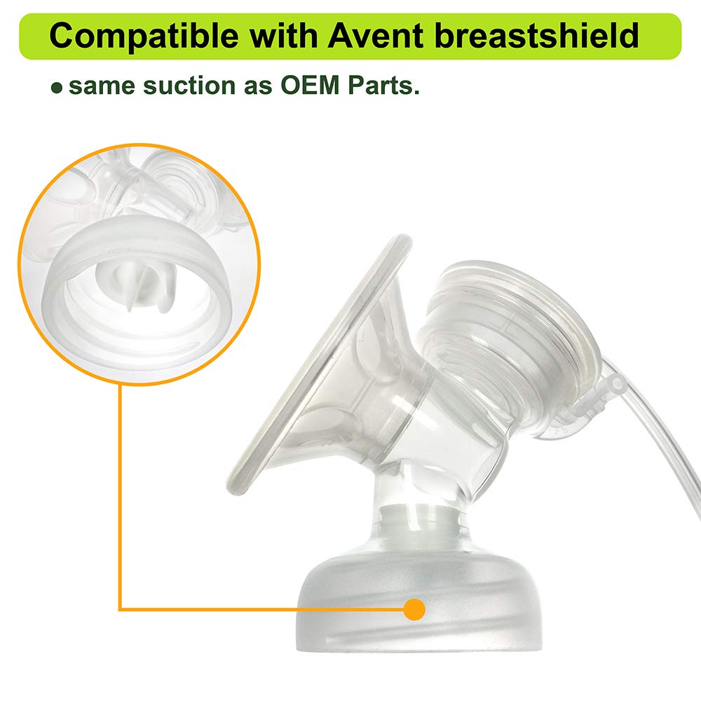Nenesupply duckbill valve pull-tab facilitates easy removal without damage.