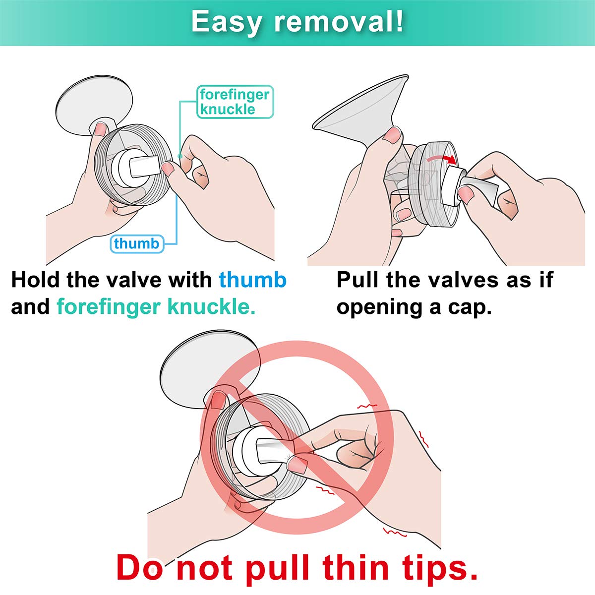 Nenesupply duckbill valves BPA-free materials for safe contact with shields