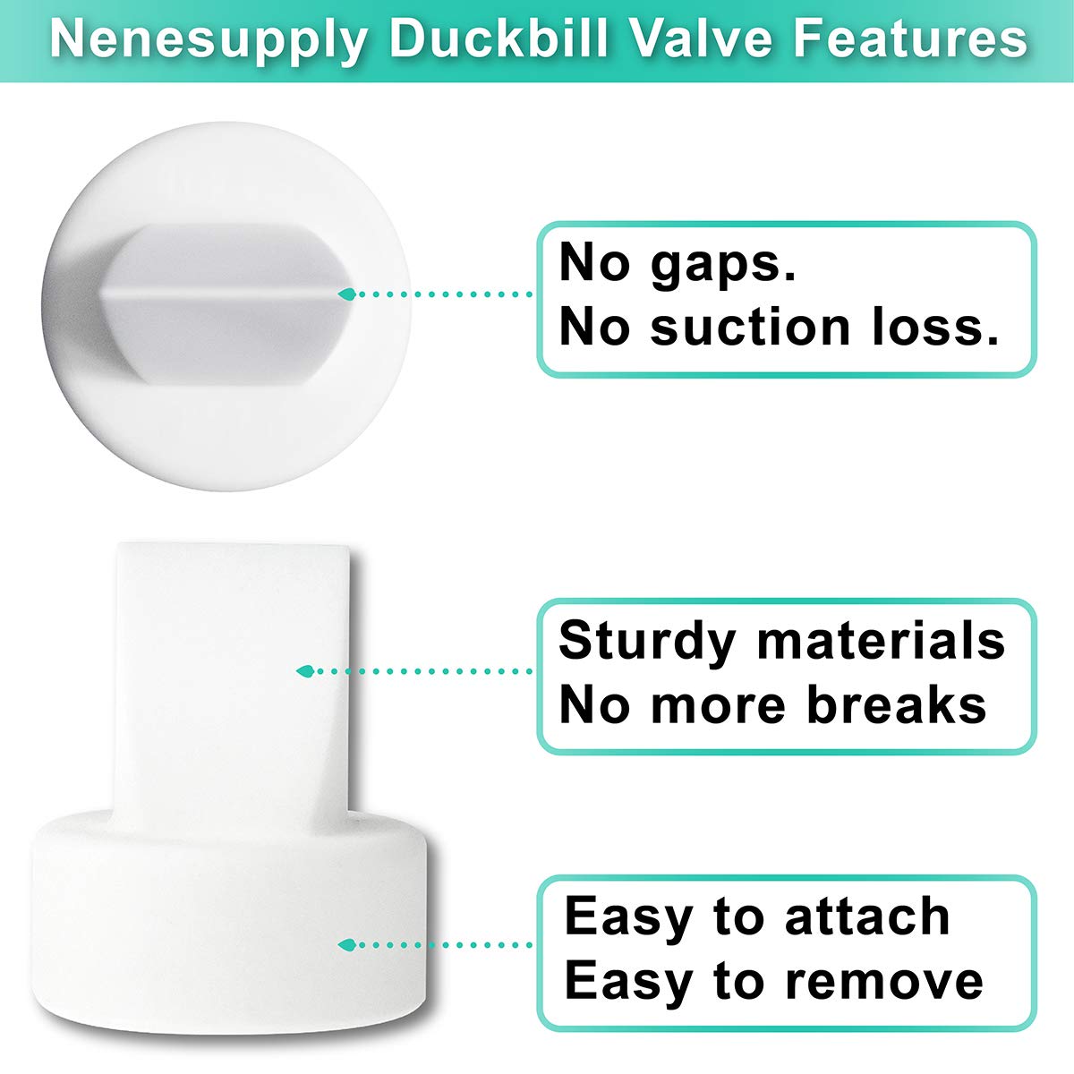 Nenesupply duckbill valves compatibility chart for Spectra S1/S2 compatibility