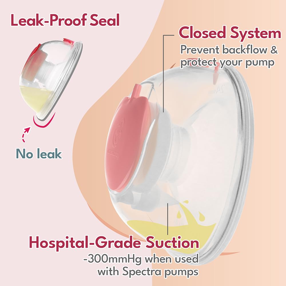 NENESUPPLY easy-pour spout minimizes spills when transferring milk