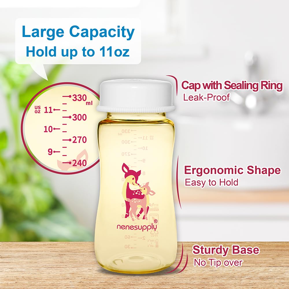 NENESUPPLY bottle with stable base reduces tipping during use