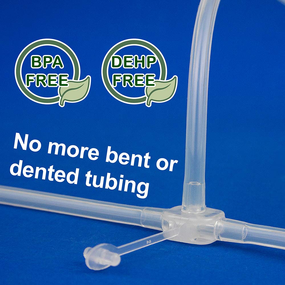 Medical grade silicone construction provides durability and safer material contact.