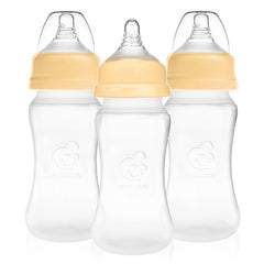Nenesupply NaturalFit 8oz silicone bottle with breastlike nipple for easy latch.