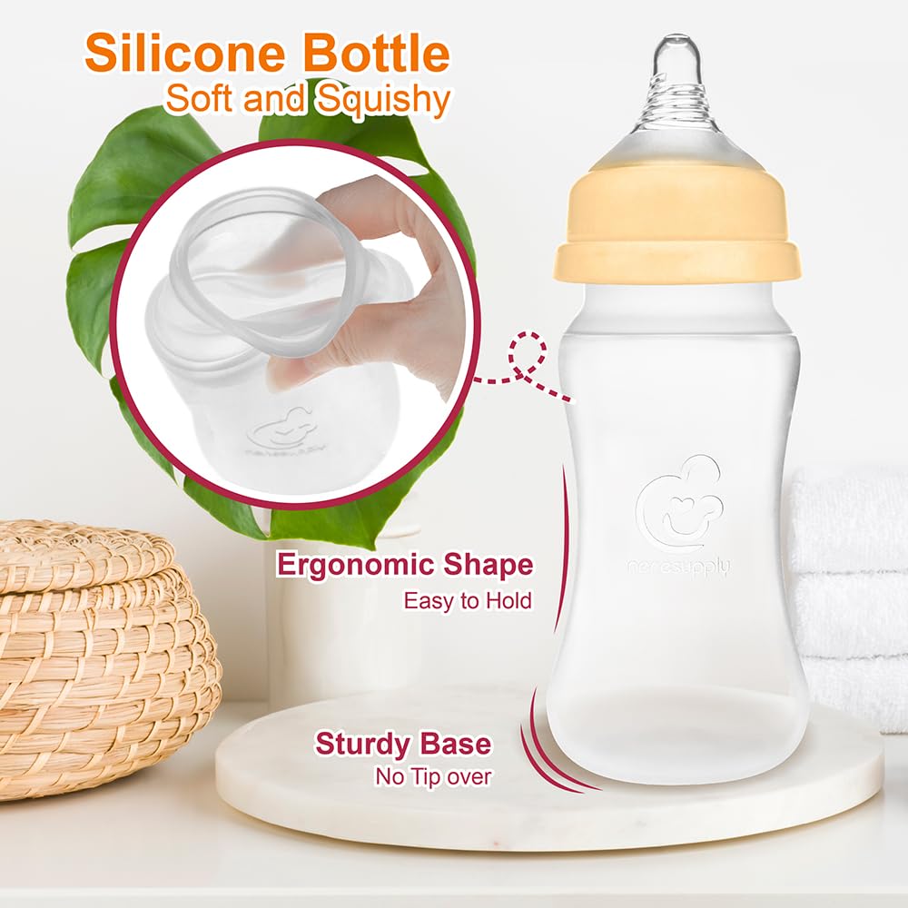 Nenesupply NaturalFit anti-colic vent reduces air intake for calmer feeds.