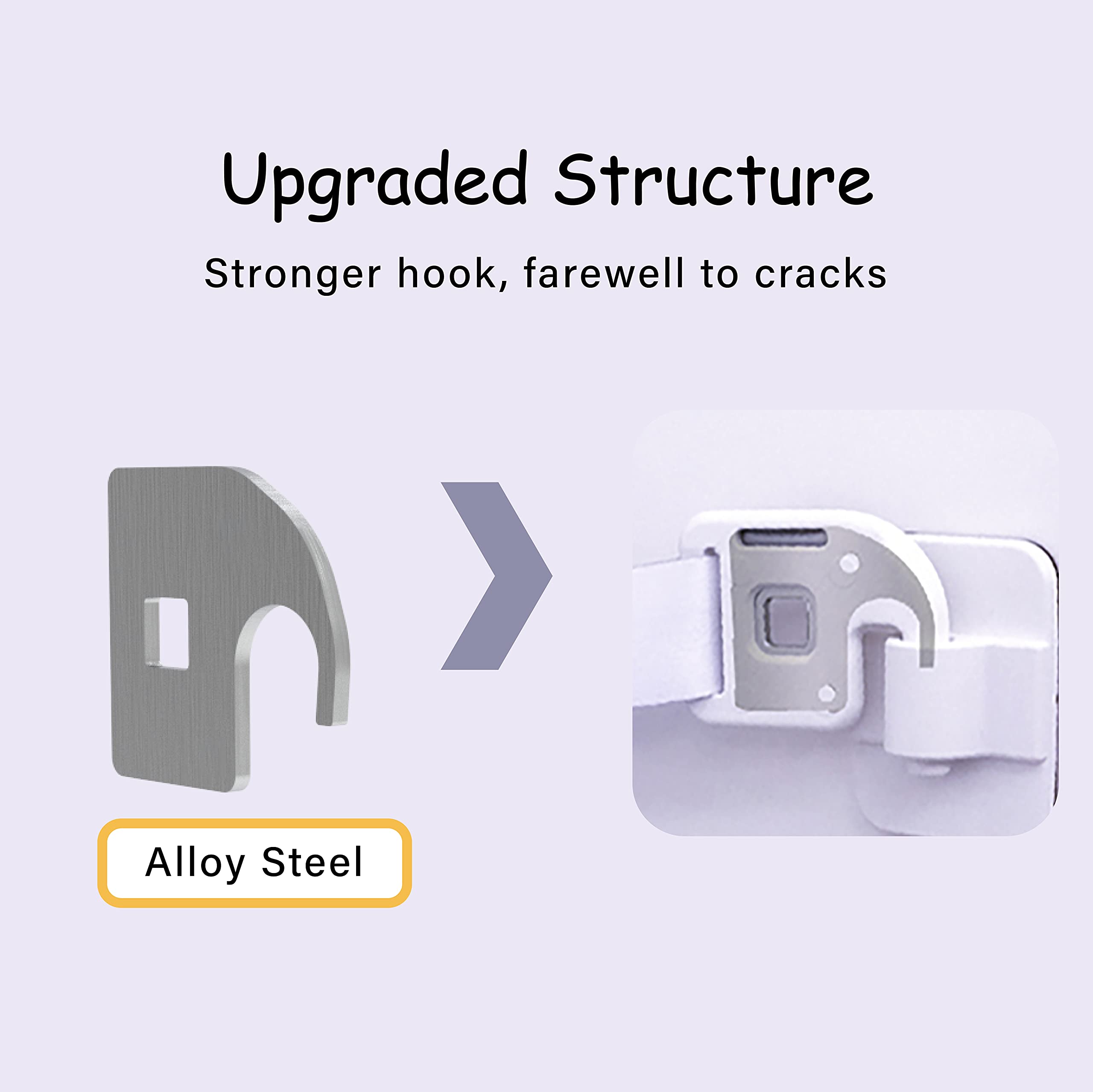 Neobay durable silicone door stopper reduces pinching while doors close slowly.