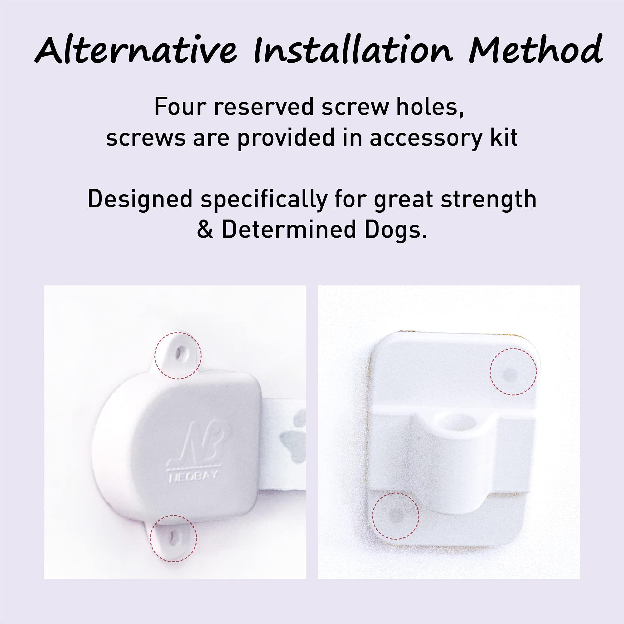 Neobay Magnetic Child Proof Door Lock one-handed use enables quick access