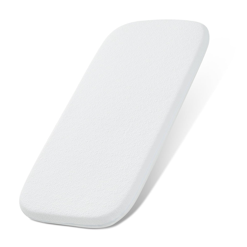NeoBorn bassinet mattress dual-sided foam for newborn comfort.
