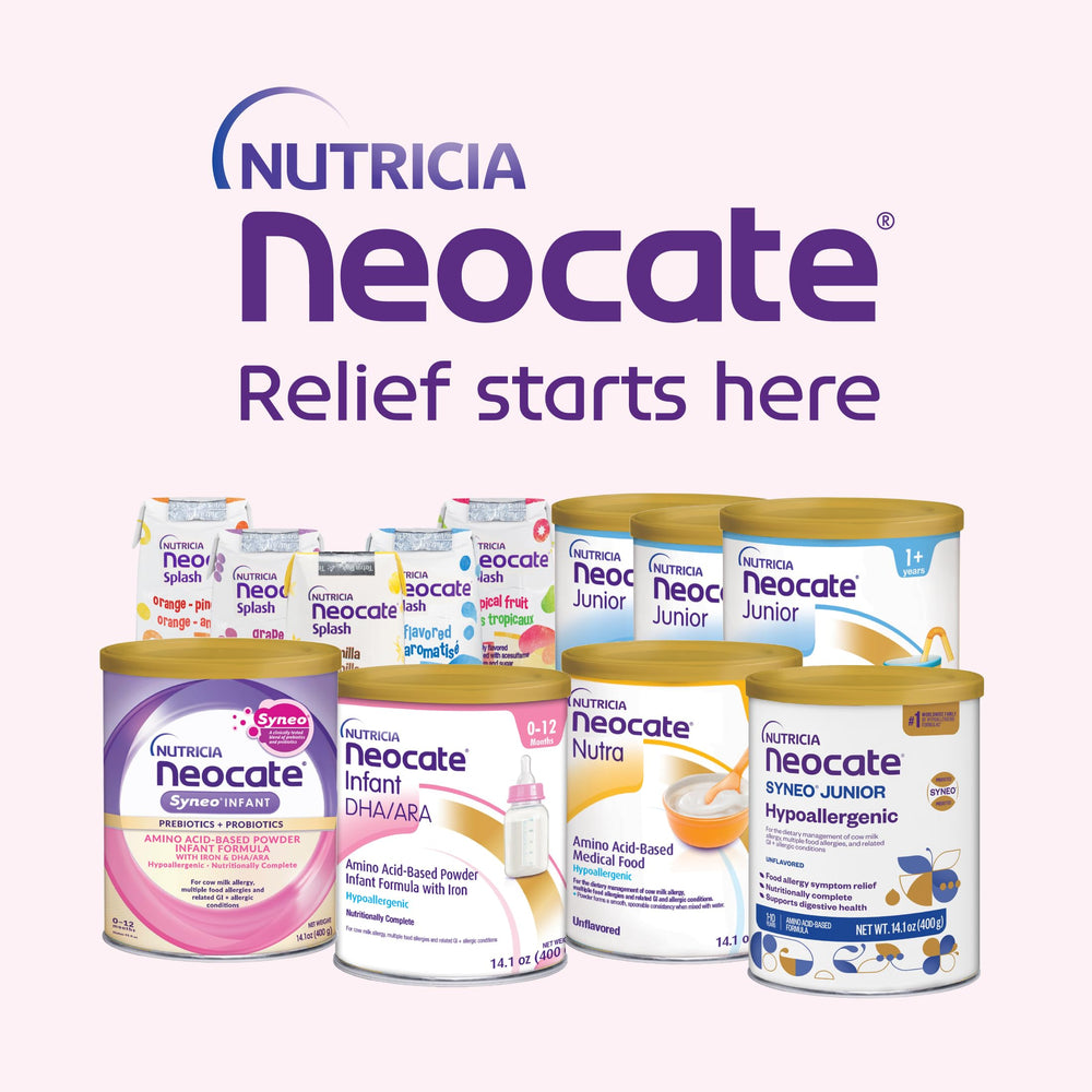 Neocate is the world’s leading amino-acid-based medical food.