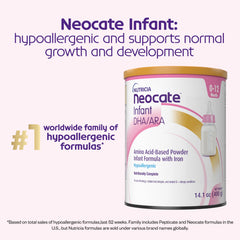 Neocate Infant formula with nucleotides for healthy growth.